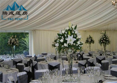 Tiệc cưới với sức chứa 1.000 chỗ ngồi Với Trụa bằng PVC trắng 7.2M Chiều cao Chiều cao