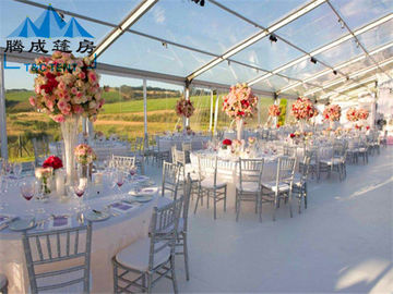 Bảo vệ an toàn và UV Bảo vệ cao Độ linh hoạt Cao Nhựa PVC trắng dành cho đám cưới