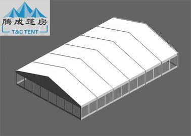 20x30m Snowproof Flame Retardant White PVC Aluminium Alloy Tent With Clear / Sandwich Wall For Celebration