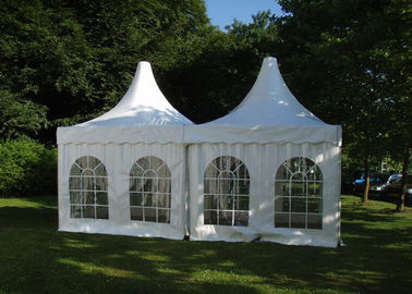 Lều tổ chức sự kiện ngoài trời mùa hè 5x5m với bức tường PVC trắng / lều bên Marquee