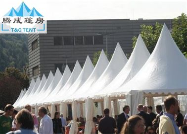 Dễ dàng hội 6x6M Đảng Tent Marquee Đối với Sự kiện ngoài trời Với Hệ thống Sàn bằng gỗ