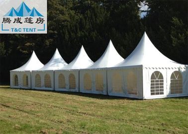 Hợp kim nhôm trắng PVC Marquee Đảng Tent 8x8M, Ngoài trời Tent Tent Châu Âu Phong cách