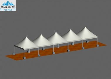 Lều mái nhà kho lớn, khung nhôm đầy màu sắc PVC Wall chùa Gazebo lều cho lễ hội
